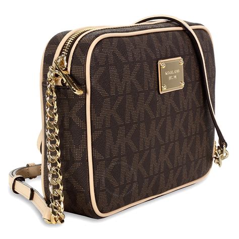 michael kors jet set item braun|Michael Kors crossbody bag.